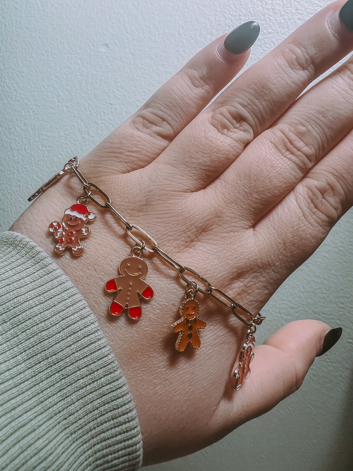 Gingerbread Charm Bracelet