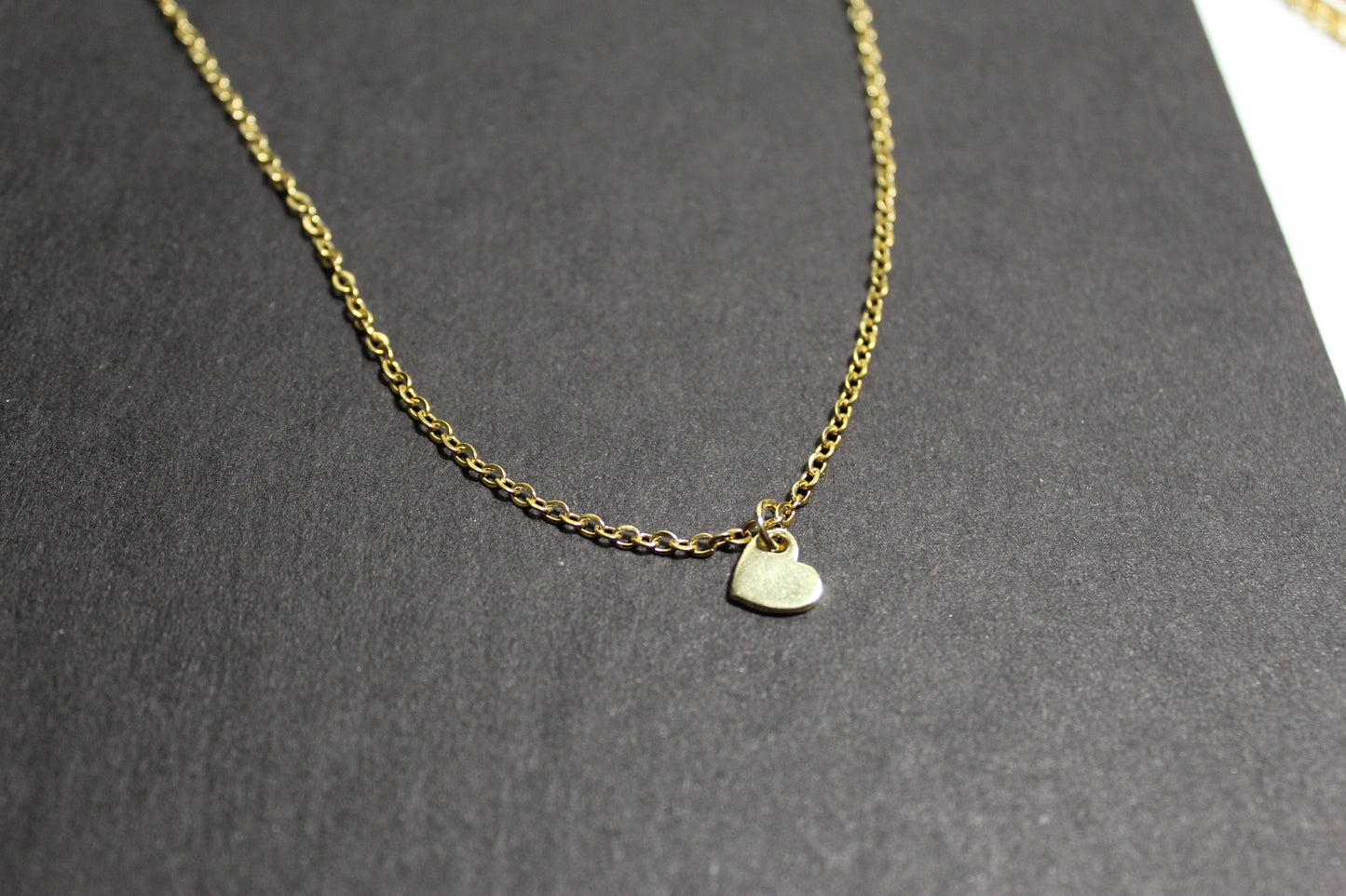 Dainty Gold Heart Necklace