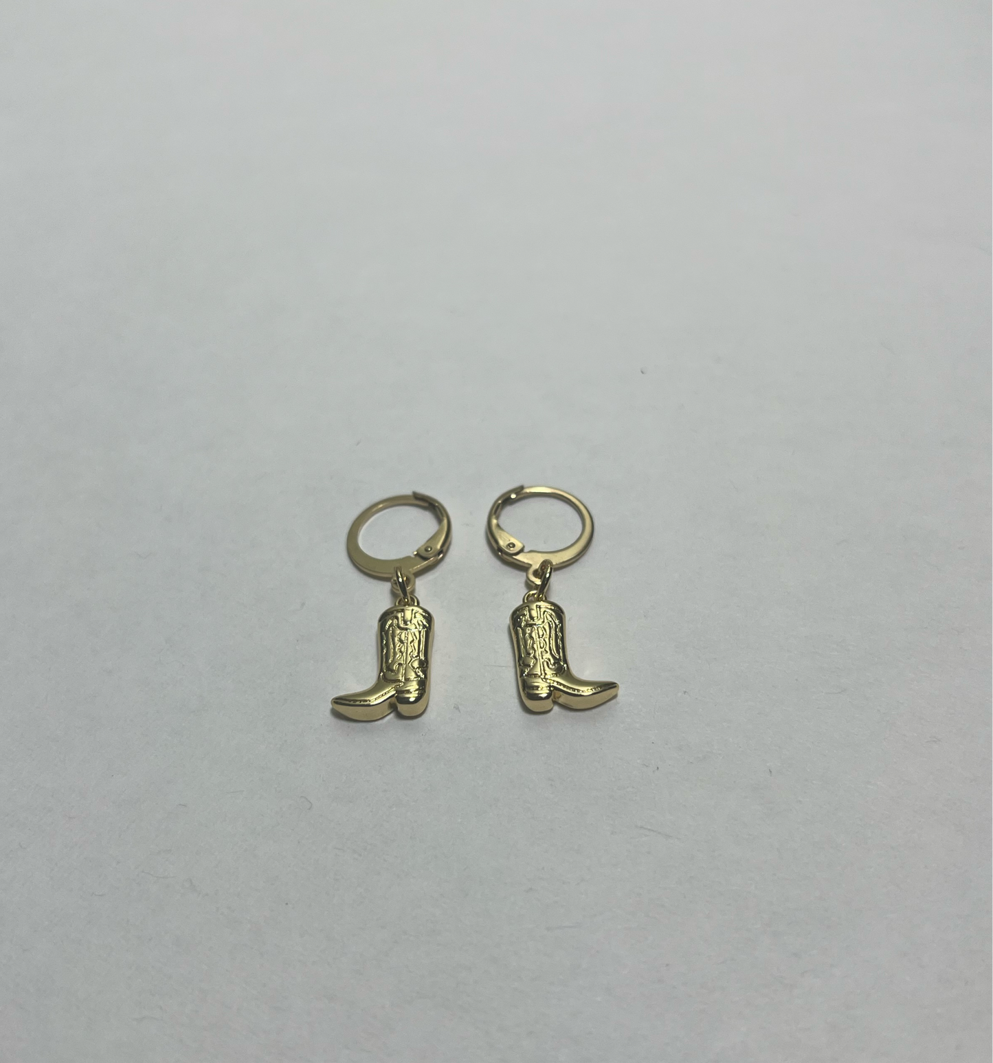 18K gold plated Cowboy/Cowgirl Boot Huggies
