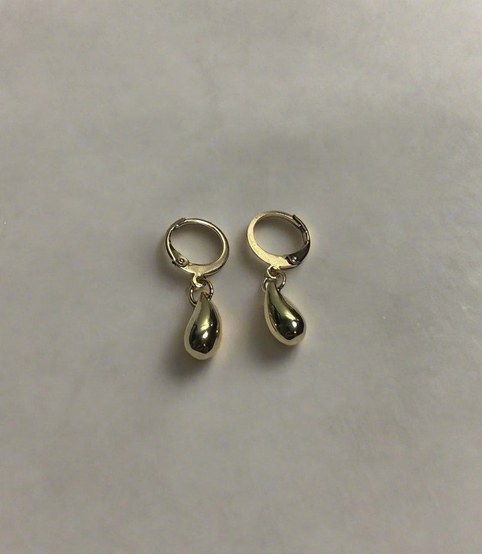 18K gold plated huggies